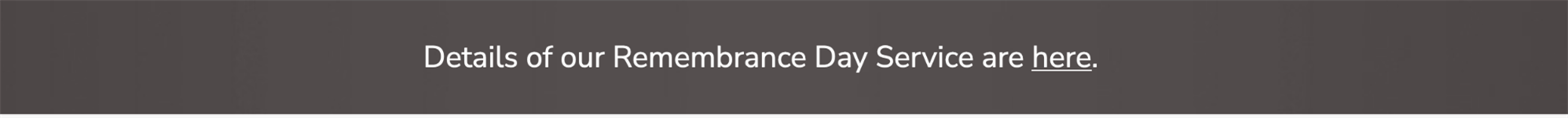 Remembrance bar grey