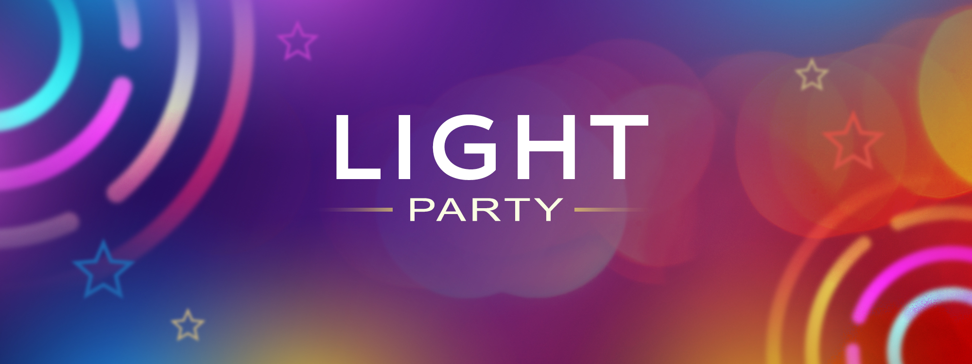 Banner-Light-glows-with-text