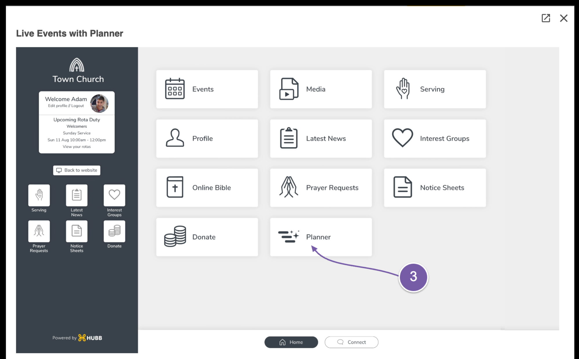 LiveEventsWithPlanner 5