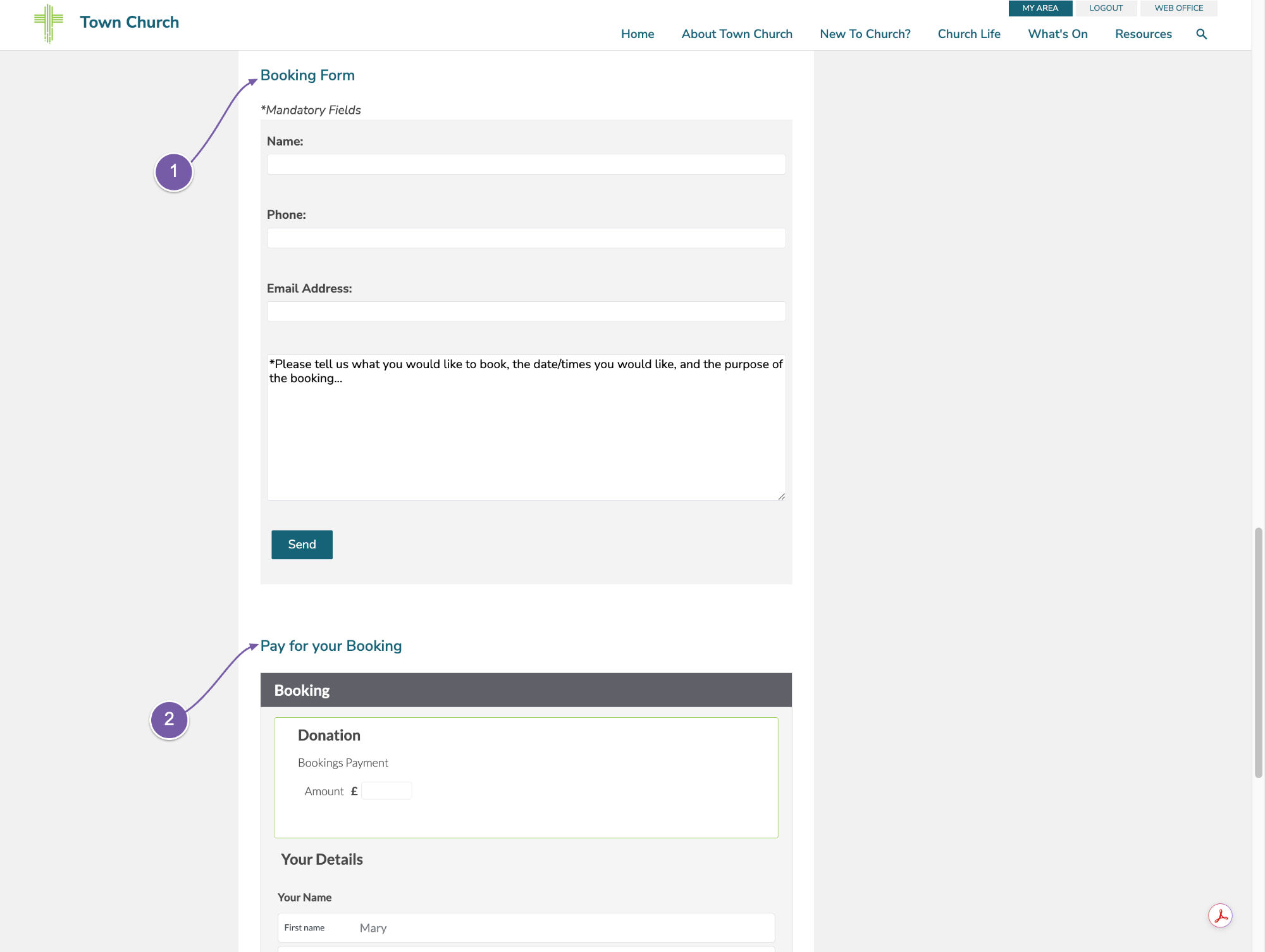 HowBookOurVenuePageWorks 2