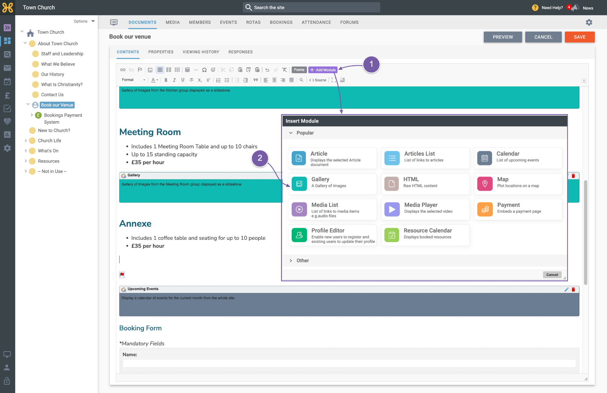 HowBookOurVenuePageWorks 8