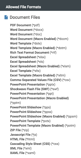 allowed-file-formats---documen