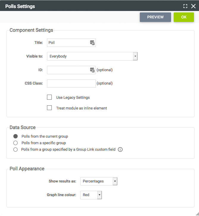 Poll-settings