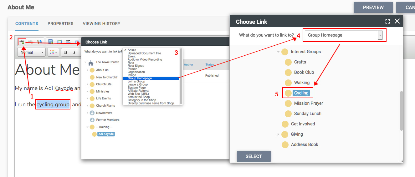 SETTING-A-LINK 2