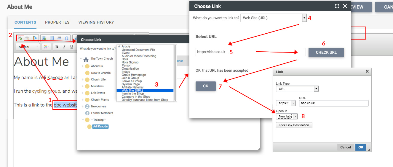 SETTING-EXTERNAL-LINKS