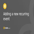 Adding a new recurring event