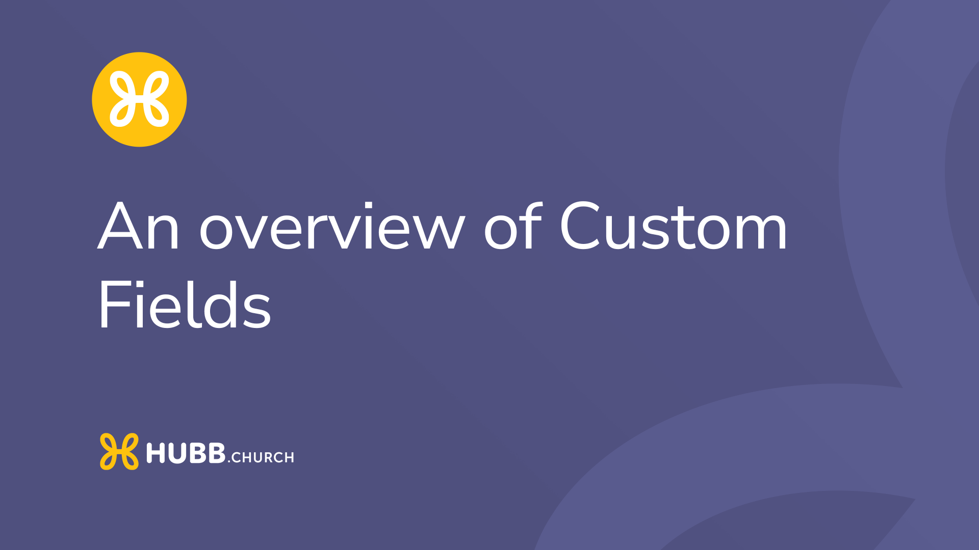 An overview of custom fields