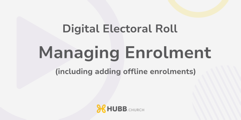 Managing Enrolment