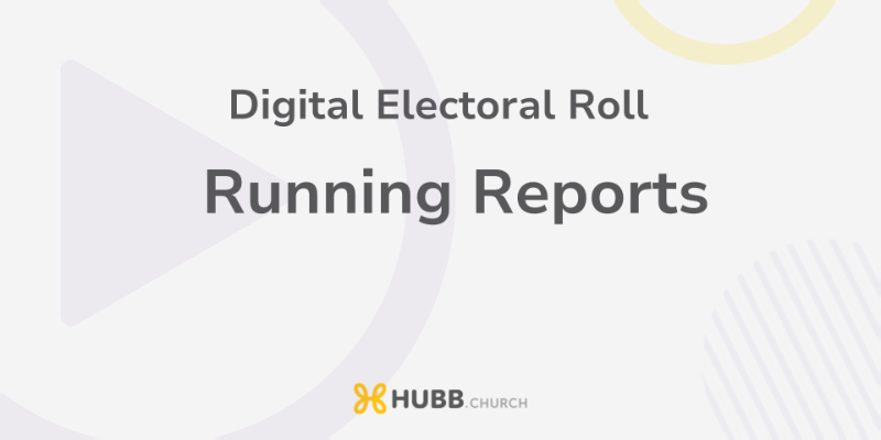 Running reports